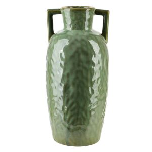 ARINA ZÖLD KERÁMIA VÁZA - 8x16x35 cm