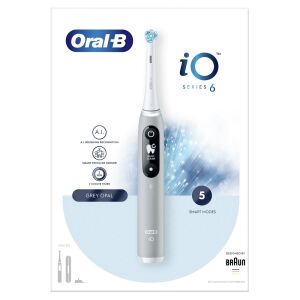 Periuță de dinți electrică Oral-B iO6 cu tehnologie magnetică și 5 moduri inteligente - Oral-B