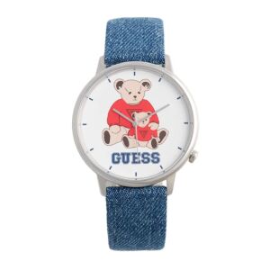 GUESS Originals Bear Retro női óra kék farmer szíjjal - Guess