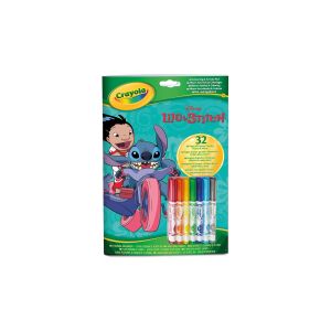 Crayola - Lilo & Stitch Színező Kimostható Filctollakkal