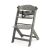 Kinderkraft Enock Brown High Chair with safety harness, secure seating for baby