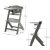 Kinderkraft Enock High Chair dimensions, adjustable wooden high chair