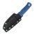 SRM 702T fix pengéjű kés kék Micarta nyéllel és Kydex tokkal