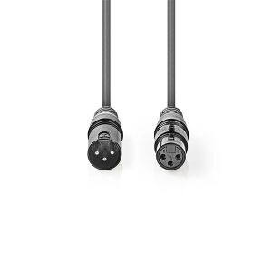 Nedis COTG15010GY100 audio kábel XLR (3-pin) Szürke 137449588 - XLR kábel