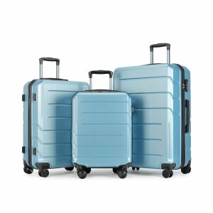 Sada kufrov BONTOUR Spinner Ľadovo modrá, Kompletná sada kufrov - Kufre&tašky