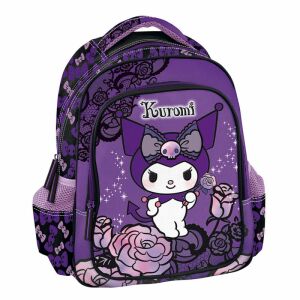 Kuromi fialový predškolský batoh s ružami a čipkovaným vzorom - Batohy, tašky pre škôlkarov