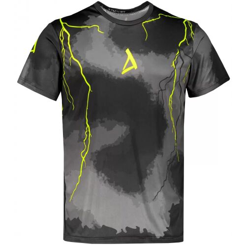 Férfi funkcionális T -piró prémium ALTISPORT VOJ/ALM113TR01 FEKETE-FLUO SÁRGA méret: 4XL 137452978