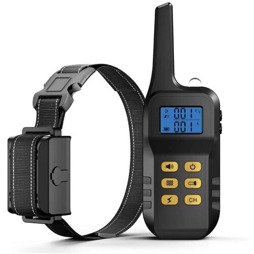 Електрически нашийник за обучение на кучета LittleDomi и дистанционно управление