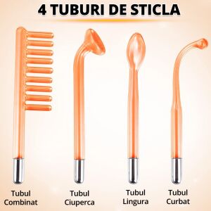 Electroderm, LittleDomi, Tratament cu Frecventa Inalta pentru Acnee, Riduri, Controlul Petelor, Cearcane, Ten, Par Seboreic, Stimulator Scalp, Infrumusetare, Biostimulare Faciala, Lifting, Al 137454005 - Aparate si accesorii pentru infrumusetare