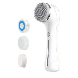 Perie de Curatare Faciala LittleDomi, 2 in 1, Vibratii, 4 Capete, 2 Viteze, Acumulator Inclus, Lifting EMS cu Ioni, Masaj Facial Dual, pentru Curatare Profunda si Indepartarea Punctelor Negre 137454021 - Aparate si accesorii pentru infrumusetare