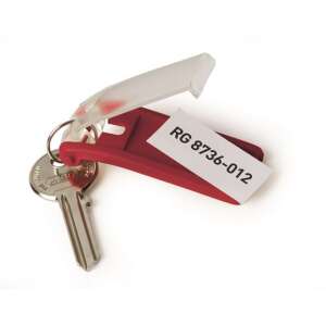 Czerwony DURABLE "KEY CLIP" brelok do kluczy z kluczem - Durable