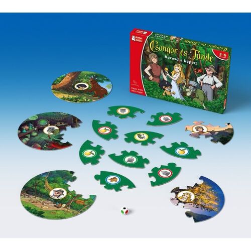 Csongor i Tünde 'Pronađi sliku!' puzzle igra za djecu od 3-6 godina
