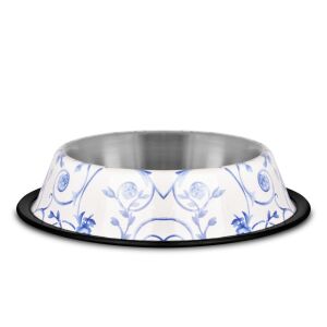 Raintech Rozsdamentes etetőtál, mintás, gumiperemes - felső 15,5cm/alsó 20,5cm, 0,525l 137456804 - Raintech