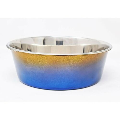 Raintech Rozsdamentes nehezített itatótál, szuper fényes színátmenettel - 17,0cm, 0,95l 137456810