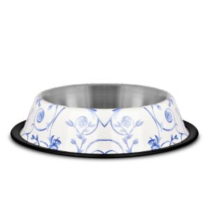 Raintech Rozsdamentes etetőtál, mintás, gumiperemes - felső 17,0cm/alsó 23,0cm, 0,70l 137456821 - Raintech