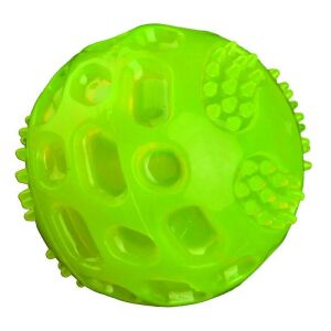 Trixie Villogó Kutyajáték Labda, Hőre Lágyuló Gumi, 6cm - Trixie