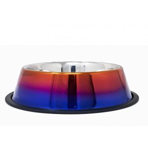 Rozsdamentes etetőtál, szuper fényes színátmenettel, gumiperemes - felső 18,0cm/alsó 25,5cm, 0,90l 137457296 - Raintech