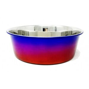 Raintech Rozsdamentes nehezített itatótál, szuper fényes színátmenettel - 17,0cm, 0,95l 137457406 - Raintech