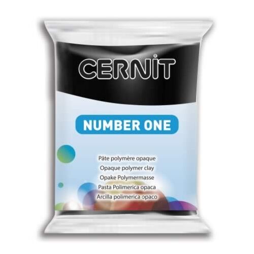 Cernit Number One fekete süthető gyurma, 56g