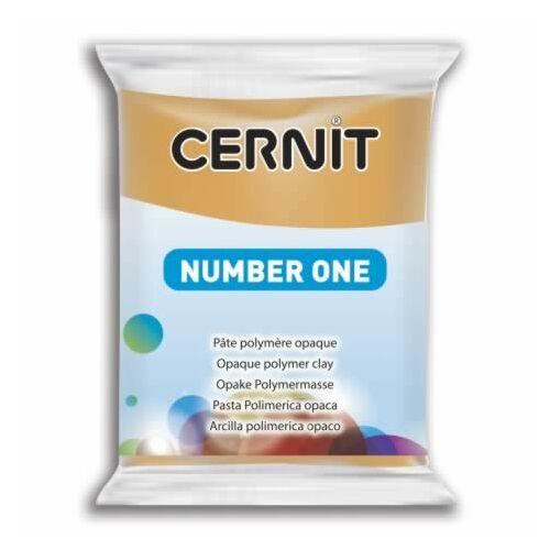 Cernit Number One okkersárga süthető gyurma, 56g