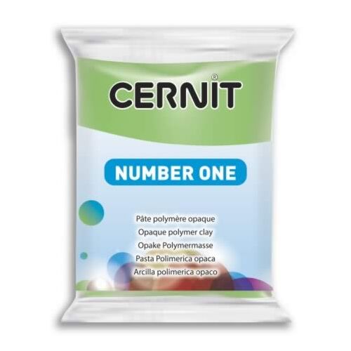 Cernit Number One világoszöld süthető gyurma, 56g csomag
