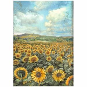 A4 rizspapír, csom. - Sunflower Art landscape