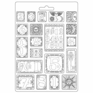 Lágy PVC öntőforma A4 - Alkímia számok