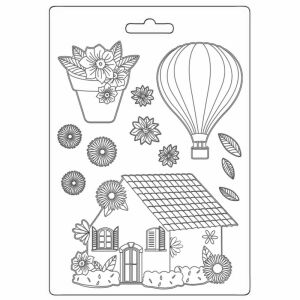 Lágy PVC öntőforma A5 - Create Happiness Welcome Home, house