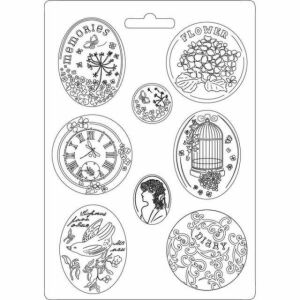 lágy PVC öntőforma, A4 - Hortenzia