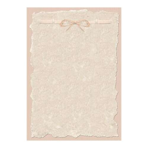 APLI parchment effect pre-printed paper, A4, 90g, 20 sheets