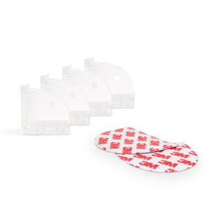 4 pack of clear table corner protectors with adhesive pads - Home Safety