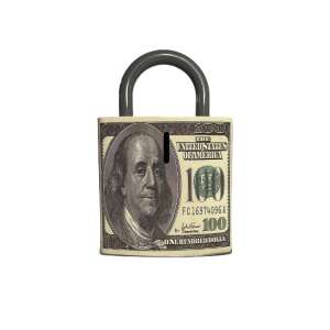 Fém Persely - 100 Dolláros Minta - 16x8,8x24,8cm