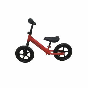 Piros futóbicikli gyerekeknek, fejleszti az egyensúlyt és a koordinációt - Járgány