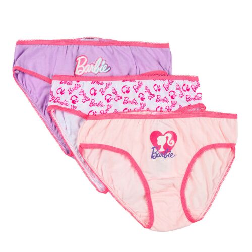 Barbie Pink Shadow gyerek fehérnemű, bugyi 3 darab/csomag 6 - 8 év / 116 - 128 cm 142553240 - Barbie