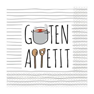 Guten Appetit Strip szalvéta 16 db-os 33x33 cm 137517764 - Szalvéta