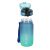 600 ml Motivations-Wasserflasche mit Hydratationsmarkierung, Strohhalm 600ml grün-blau 137525128