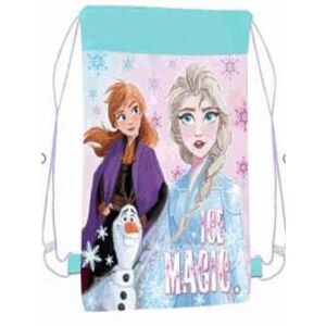 Športová taška Disney Frozen, Vrecko so sťahovacou šnúrkou Frozen pre deti - Tašky do telocvične