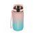 Sportwasserflasche mit Strohhalm, Griff, 600 ml, rosa-blau