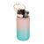 Sport Trinkflasche mit Strohhalm, Griff, 600 ml, rosa-blau 137526603