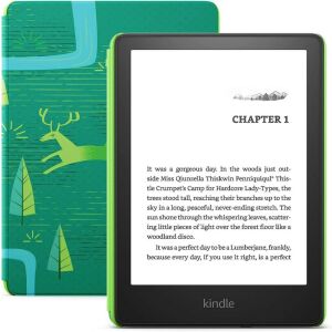 Amazon Kindle Paperwhite Kids (2021) 6,8 hüvelykes e-olvasó Jewel Forest borítóval - eBook olvasó