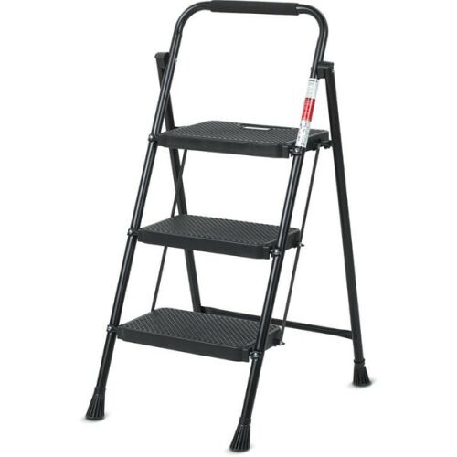LAMART EUROSTEP 3 Fokos Háztartási Létra - Könnyű és Stabil 140745541