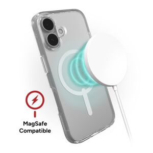ZAGG Crystal Palace Snap iPhone 16 átlátszó tok MagSafe kompatibilitással - ZAGG
