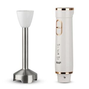 Blender de mana RAF, putere 800W, 4 lame, 15000 rpm, zdrobeste gheata, model R.320W