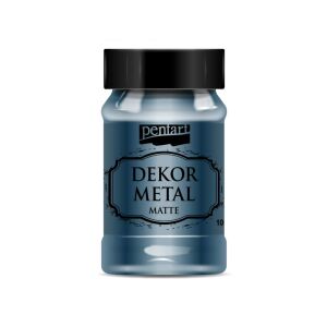 Pentart Dekormetál matt 100 ml Oxford kék 137530862 - Pentart