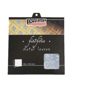 Pentart Füstfólia ezüst 14x14 cm 5 lap/csom