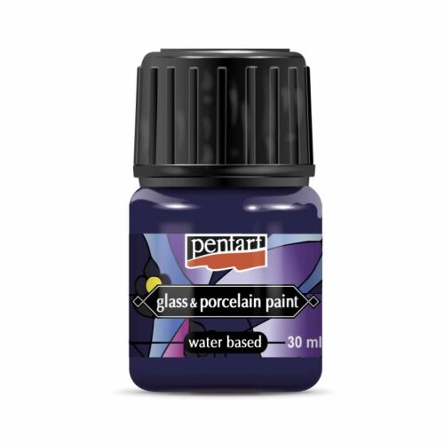 Pentart Lila Üveg és Porcelánfesték 30ml - Vízbázisú Hobbi Festék 