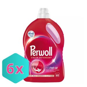 Perwoll folyékony mosószer 3L Renew Color KARTON - 6 db 137534135 - Mosógél
