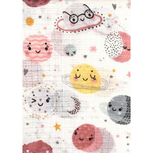 Mintás textil pelenka 1db-os - mosolygó bolygó 137534160 - Textil pelenka