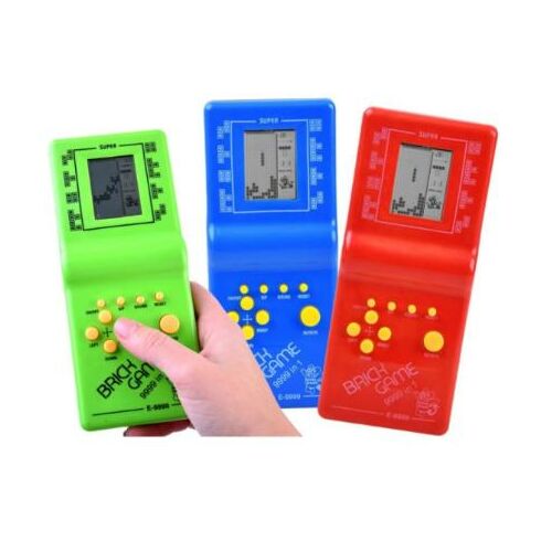 Tetris Brick Game kézi konzol, klasszikus elektronikus játék