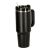 Termikus 1200ml black thermal mug with handle and straw